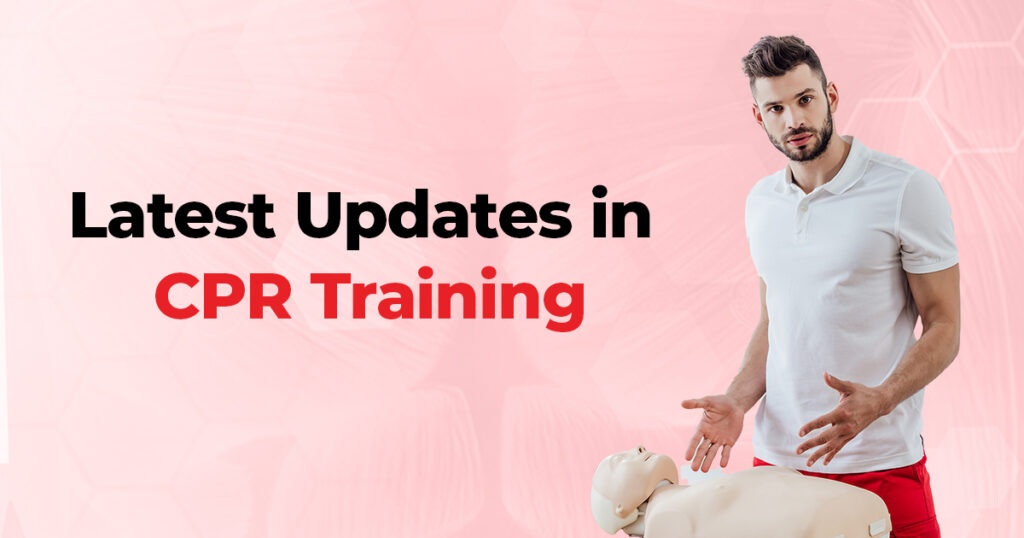 CPR trainer explaining CPR Training updates